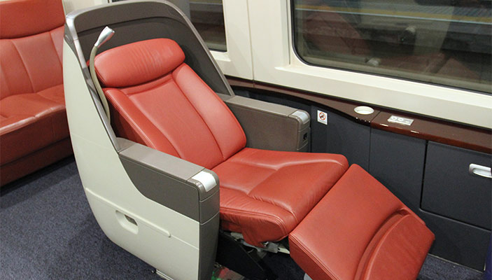 Asiento de Clase Business de Tren Bala