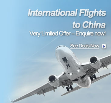 Book Flights From USA to Shanghai by searching on the left hand