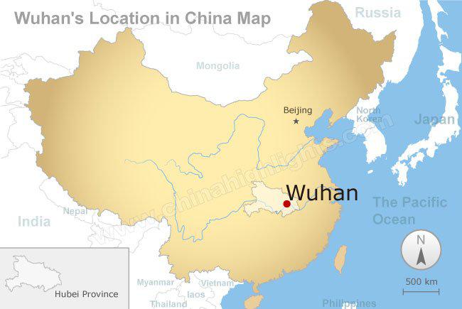 Resultado de imagen para wuhan china mapa