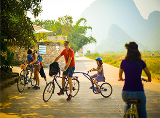 Excursión con bici en Yangshuo