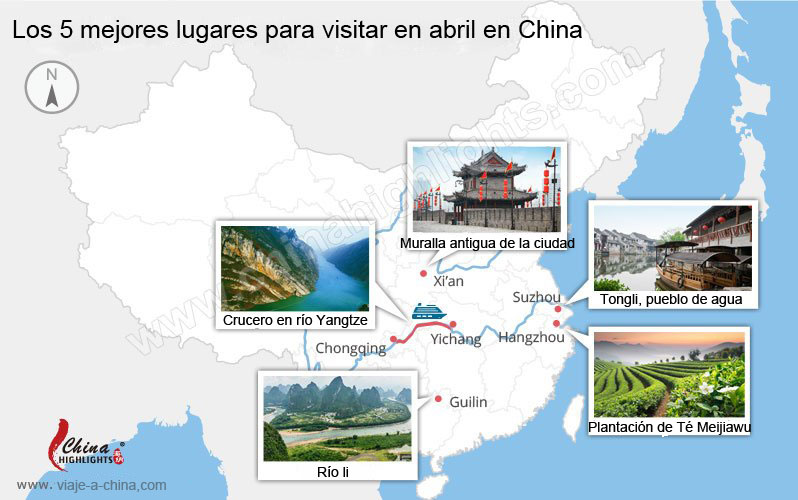 Los 5 mejores lugares para visitar en China en abril