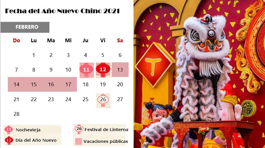 Fecha De Ano Nuevo Chino 2021 Viaje A China