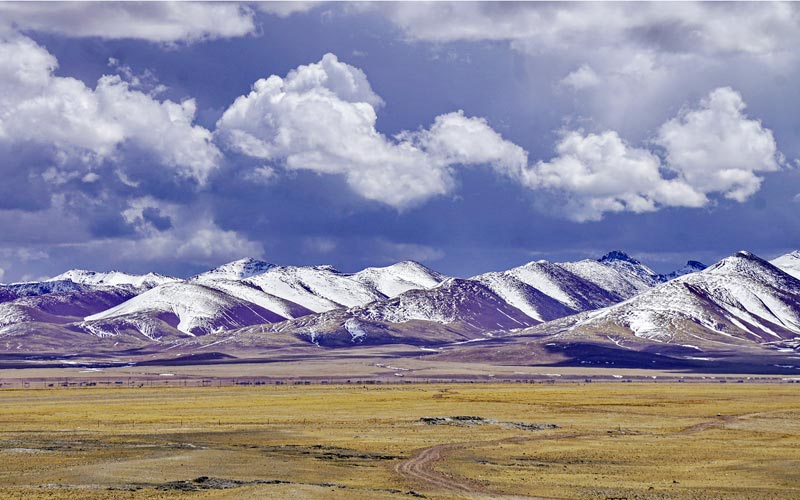 montañas Tanggula en Tibet