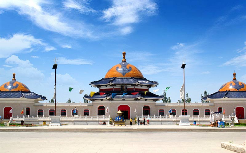 El mausoleo de Genghis Khan