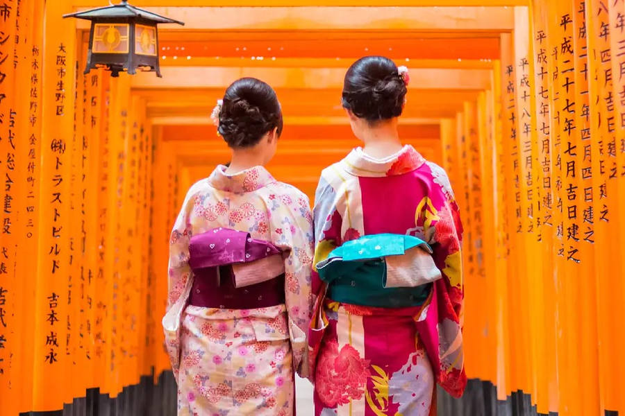 traje típico de Japon (Kimono)
