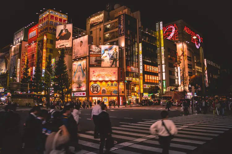 noche en Tokio